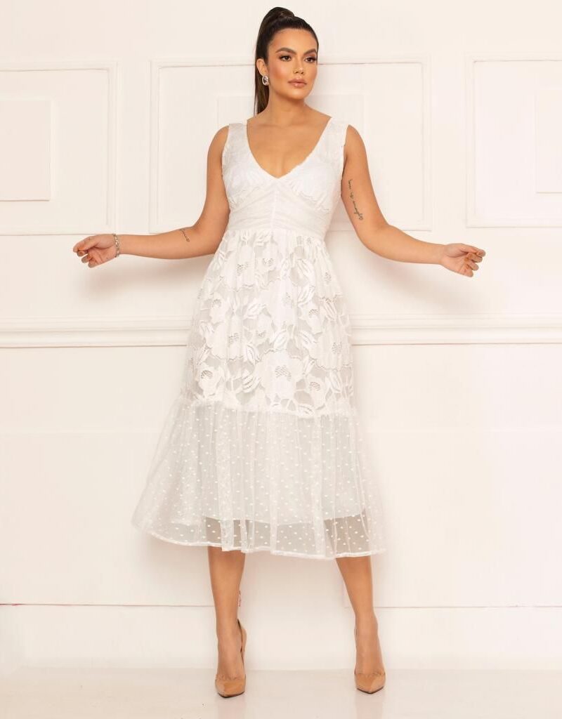 vestido brenda (midi tule)