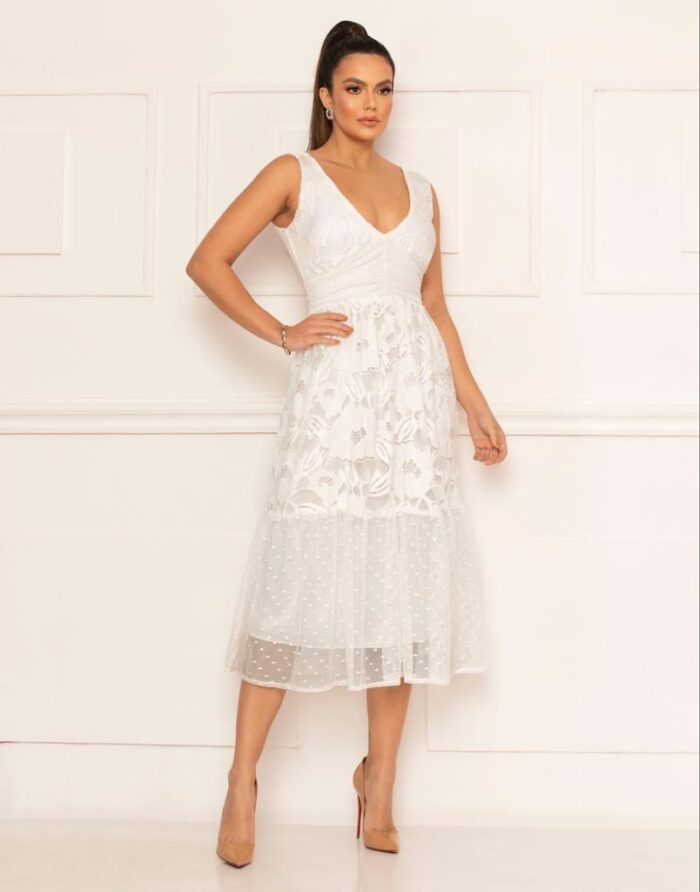 vestido brenda (midi tule)