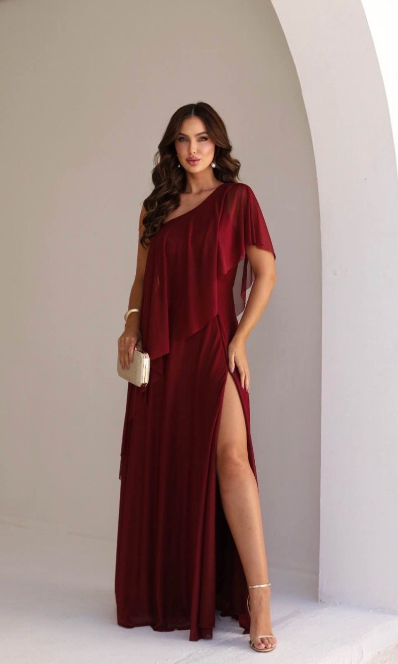 vestido yasmin (gola alta)